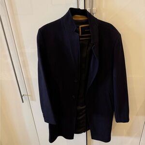 Zara Men's Navy Coat